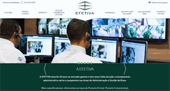 Desktop Screenshot of efetivaseguranca.com.br